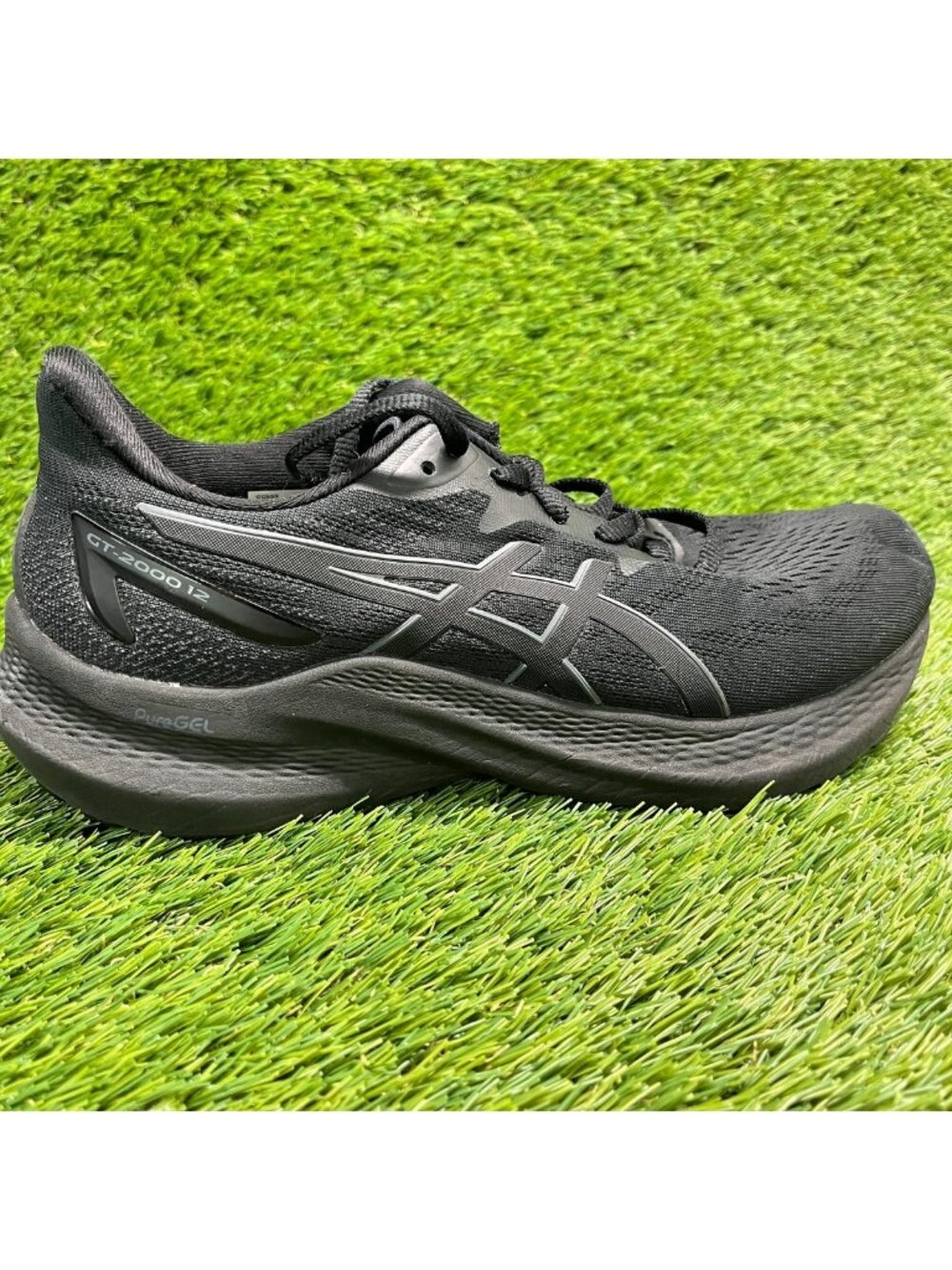 Asics GT-2000 12 Womens Size 8 Black Athletic Running Walking Shoes Sneakers